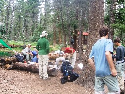 Campsite at Beaubien